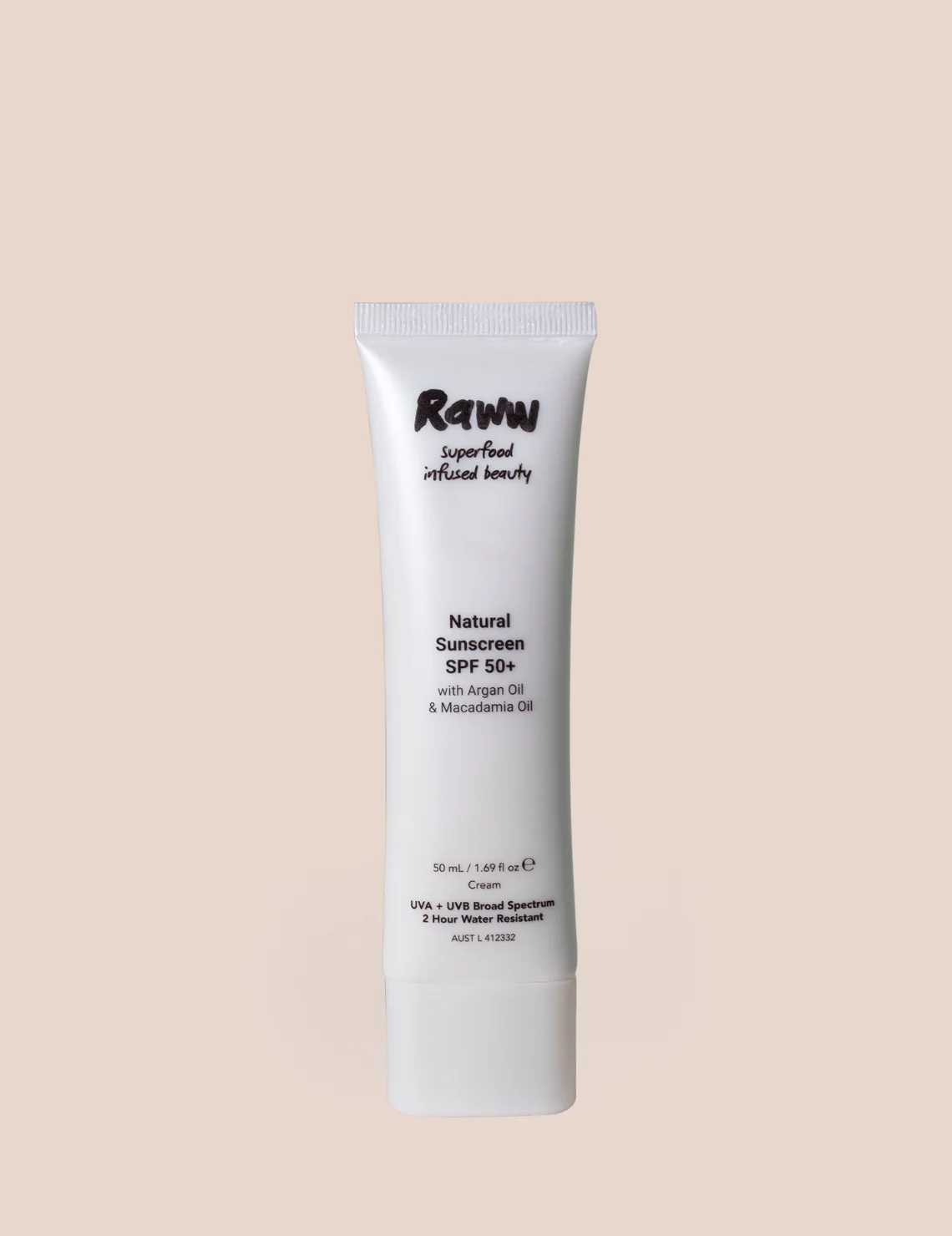 Raww Cosmetics Natural Sunscreen SPF 50+