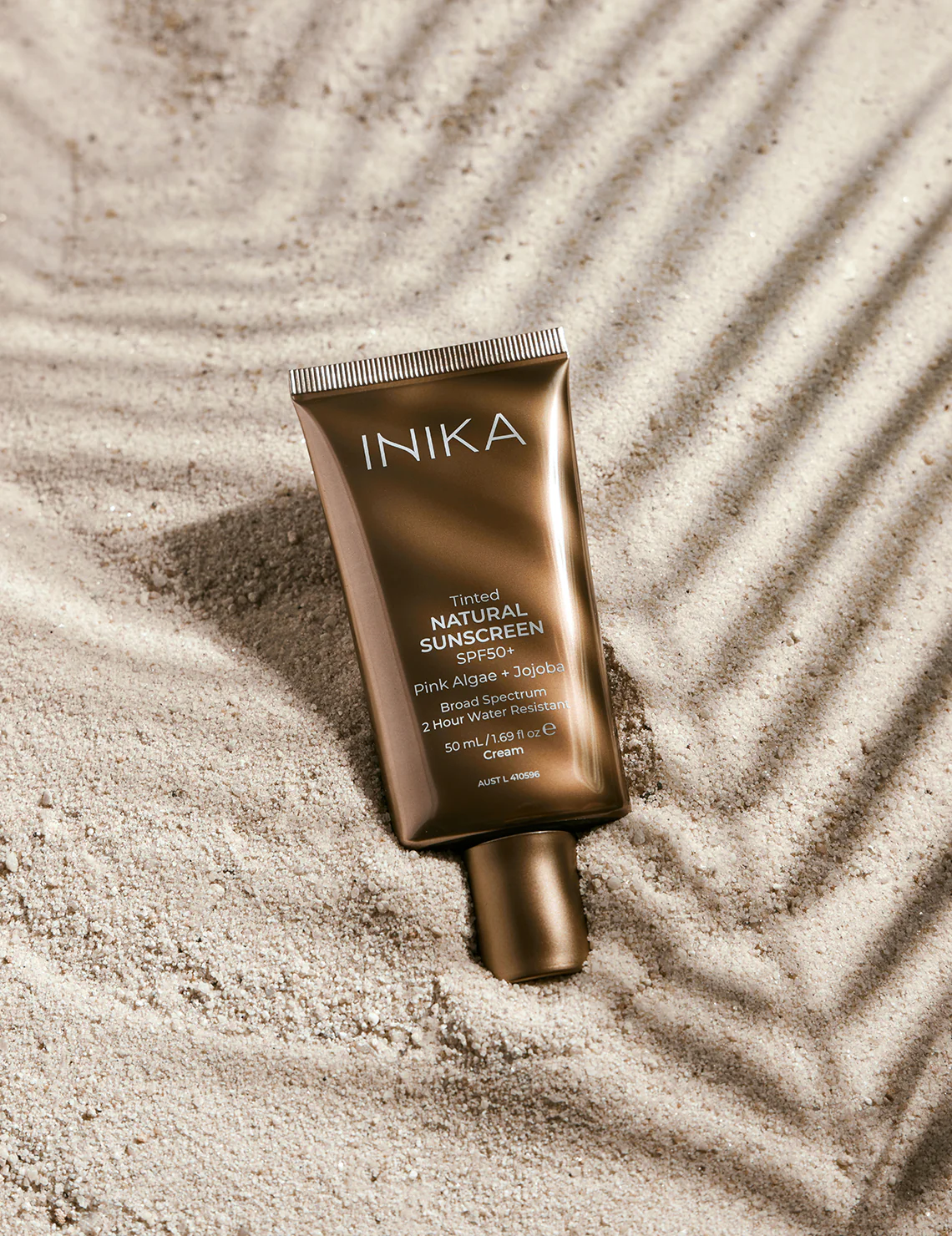 INIKA Organic Tinted Natural Sunscreen SPF50+ 50mL - Image 6